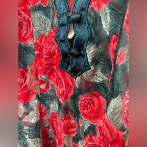 NWT Vintage VS Gold Label Sheer Roses - Picture 4 of 6